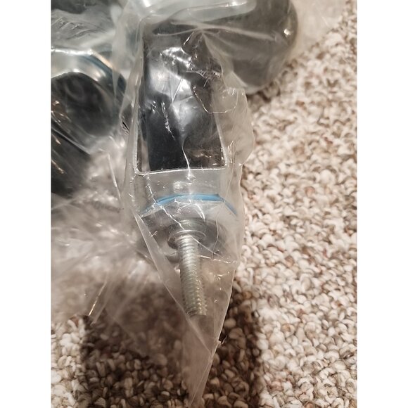 set of 4 Heavy Duty CASTER WHEELS tool Cart swivel Rolling locking storage shelf - Picture 7 of 8